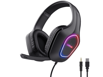 Slušalice GXT416 ZIROX LED/crna