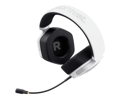 Slušalice TRUST GXT493W CARUS WIRELESS/bela