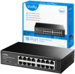 16-portni mrežni switch omogućava povezivanje više uređaja u lokalnoj mreži, pružajući visok protok podataka (Gigabit Ethernet). Dostupan je u verzijama sa PoE za napajanje uređaja putem Ethernet kabla i može biti unmanaged (jednostavan za korišćenje) ili managed (sa naprednim opcijama upravljanja). Idealno rešenje za kućnu i poslovnu mrežu.