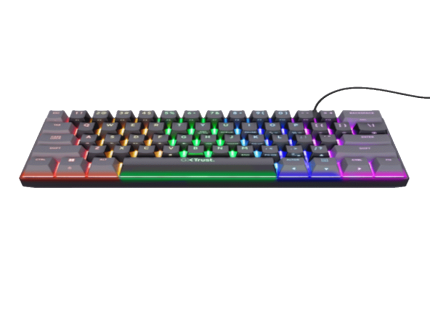 Tastatura TRUST GXT867 ACIRA 60% MINI/Gaming/ US/crna