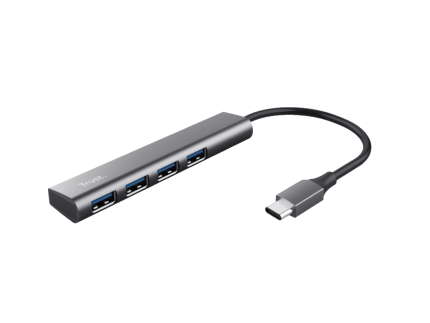 Adapter TRUST HALYX USB HUB-3.2/4xUSB/siva