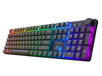 Tastatura TRUST GXT868 TORIX WRLS Mehanicka/US/crna