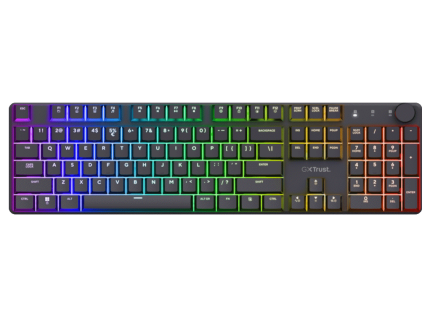 Tastatura TRUST GXT868 TORIX WRLS Mehanicka/US/crna