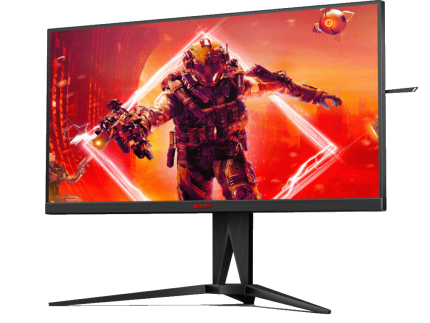 Monitor AOC AGON AG275QXN/EU 27"/VA/2560x1440/165Hz/1ms GtG/HDMIx2,DPx2,USB/freesync/pivot,visina