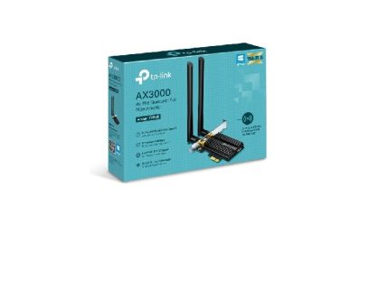 Mrežna kartica TP-LINK ARCHER TX50E Wi-F/AX3000/2402Mbps/574Mbps/Bluetooth 5.0/PCIe/2 antene