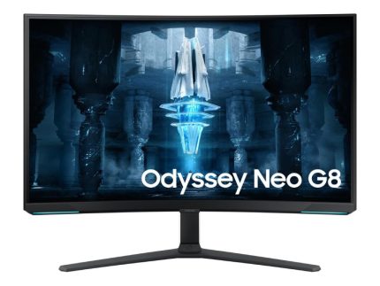 Monitor SAMSUNG LS32BG850NPXEN 31,5"/VA,zakrivljen/3840x2160/240Hz/1ms GtG/HDMIx2,DP,USB/pivot/crna