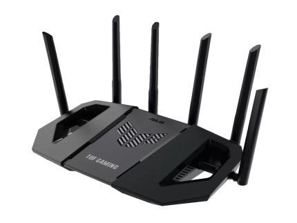 Bežicni ruter ASUS TUF-BE6500 Wi-Fi/BE6500/5764 Mbps/688 Mbps/USB3.2/6 eksternih antena/crna
