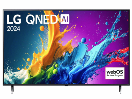 Televizor LG 55QNED80T3A/QNED/55"/4K HDR/smart/ThinQ AI i WebOS/crna