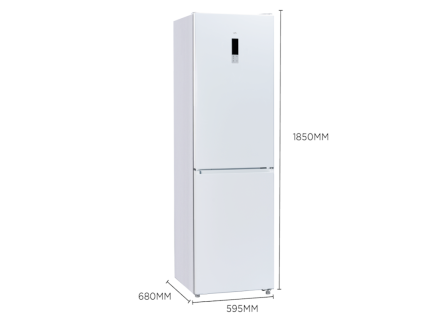 Frižider TCL RP409BWD0EE/samostojeci/kombinovani/Total No Frost/D/409L/185x59,5x68cm/bela