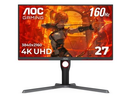 Monitor AOC U27G3X/BK 27"/IPS/3840x2160/160Hz/1ms GtG/HDMIx2,DPx2/Gsync,adaptive sync/Pivot,visina