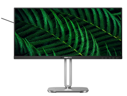 Monitor PHILIPS 24B2G5200/00 23.8"/IPS/1920x1080/100Hz/4ms GtG/VGA,HDMI,DP,USB/zvucnici/srebrnocrna