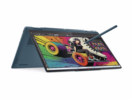 Laptop LENOVO Yoga 7 2in1 14AKP10 DOS/14" WUXGA OLED/Ryzen AI 5-340/24GB/1TB/bklt srb/smaragd
