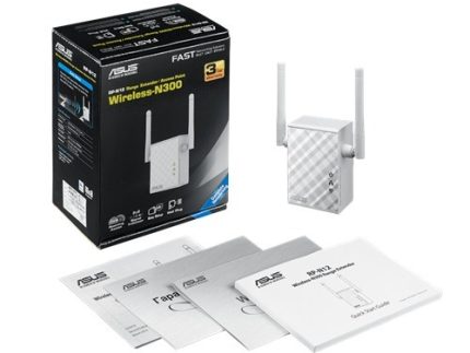 Ekstender dometa ASUS RP-N12 Wi-Fi/N300/300Mbps/2 externe antene