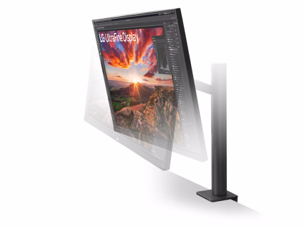 Monitor LG ERGO 32UN880K-B 31.5"/IPS/3840x2160/60Hz/5ms GtG/HDMIx2,DP,USB/pivot,visina/VESA/zvucnici