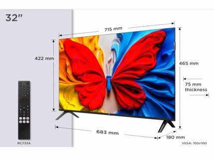 Televizor TCL 32S5K/QLED/32"/FullHD/60Hz/Android TV/crna