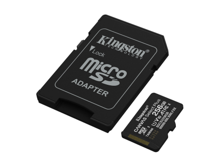 Memorije kartice KINGSTON SDCS3/256GB/microSDXC/256GB/Class10 U3/100MB/s-85MB/s+adapter