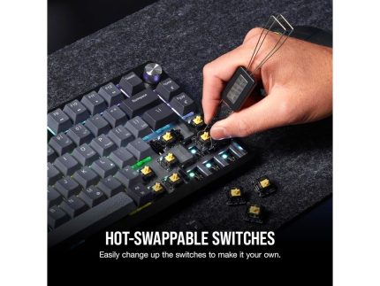 Tastatura CORSAIR K65 Plus bežicna/mehanicka/CH-91D401L-NA/gaming/RGB/crna