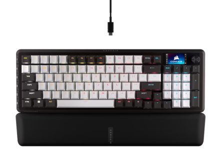 Tastatura CORSAIR VANGUARD 96-MLX Plasma-DUAL/crno-bela