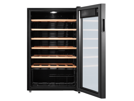 Vinska vitrina TESLA RW092M/G/93L/47x47x84,5cm/crna