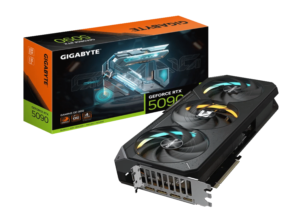 Graficka karta GIGABYTE GV-N5090GAMING OC-32GD NVD/32GB/GDDR7/512 bit/crna