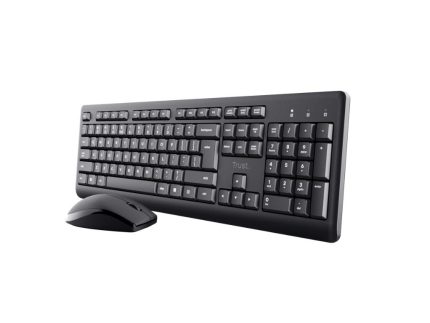 Tastatura+miš TRUST Primo bežicni set/US/crna